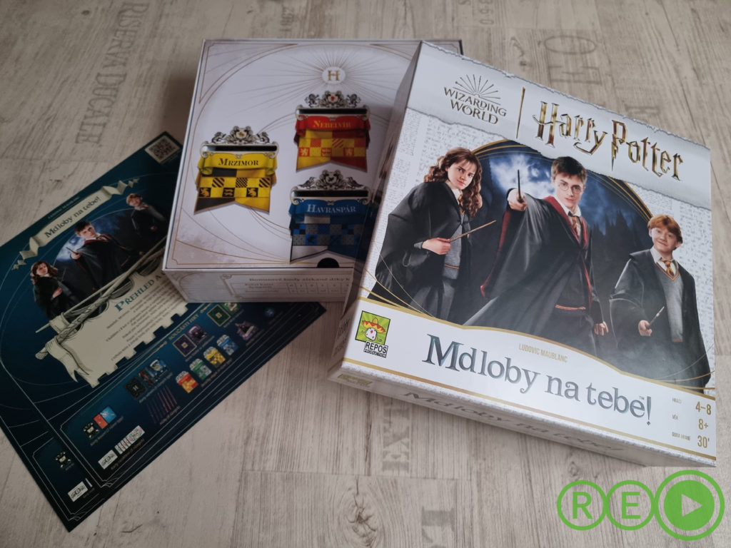 Recenze deskové hry Harry Potter: Mdloby na tebe! – RE-PLAY Herní pořad